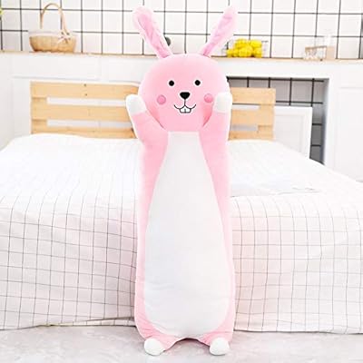 Decorative Pillows Cartoon Bear Soft Plush Long Throw Pillow