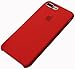 Soft Liquid Silicone iPhone 8 Plus Cover Case Inner Soft Microfiber Cloth Lining Cushion for iPhone 7 Plus/for iPhone 8 Plus (Red)