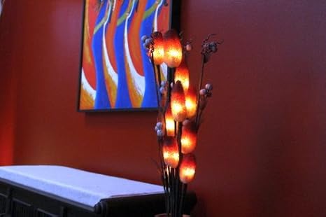 Lampe, Leuchte, Blumen, Strauß, Elektrisch, Gebunden, Zweige: Amazon.de