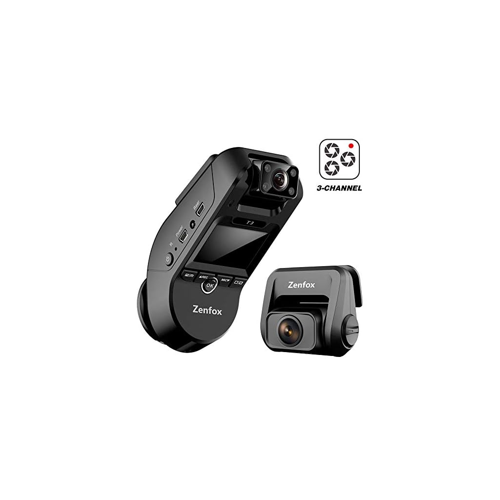 Zenfox T3 3CH Triple Dash Camera