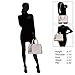 SUMICH Womens Classy Satchel Handbag Griege with tassel