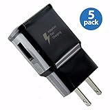 Original Samsung Adaptive Fast Charging Wall Adapter for Galaxy S8 S9 Note 8 (5 PACK)