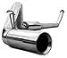 MBRP S6100409 4" Turbo Back, Single Side Exhaust System (T409)