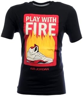 Nike Air Jordan Play With Fire Mens T-Shirt 606292-010 (XX-Large)
