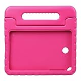 NEWSTYLE Samsung Galaxy Tab A 8.0 Shockproof Case Light Weight Kids Case Super Protection Cover Handle Stand Case for Kids Children For Samsung Galaxy Tab A 8.0-inch SM-T350 - Rose Color