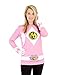 Power Rangers Pink Ranger Long Sleeve T-Shirt & Gloves (Adult Medium)
