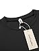 Leadingstar Women Cold Shoulder Long Sleeve Round Neck Loose Tunic T-shirt Dress