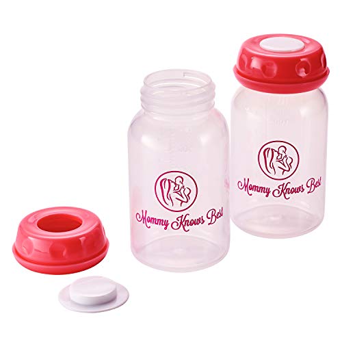 image for Mommy Knows Best Breastmilk Storage Bottles Collection - Set of 6 - 5 