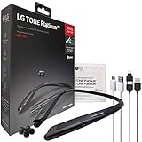 LG Tone Platinum Alpha HBS930 HD Bluetooth Headset Blue- Harman Kardon with 2in1 USB Lighting & Micro (Retail Packing Kit)