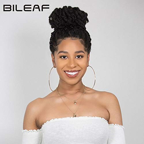 3 Packs Spring Twist Crochet Braids Ombre Colors 8 Inch Spring