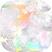 JIAXIUFEN Shiny Change Color Gray Marble Design Clear Bumper TPU Soft Rubber Silicone Cover Phone Case Compatible with iPhone 7 Plus/iPhone 8 Plus