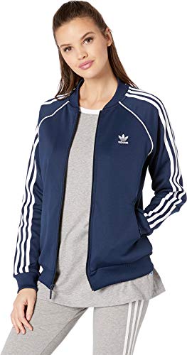 adidas Originals Women's Superstar Tracktop, Collegiate Navy, XS