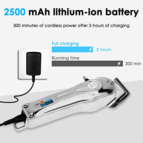 Ceenwes Hair Clippers Full Metal for Men LED Display Barber Clippers