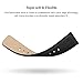 SWEES Leather Bands Compatible with Fitbit Versa 2 & Versa Lite Small & Large, Genuine Leather Band with Stainless Steel Buckle Strap Replacement Wristband for Versa Women Men, Rose Gold, Black, Brown