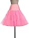 GRACE KARIN Vintage Womens 50s Tutu Skirt Petticoat Pink Size XL
