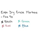 EXPO Original Dry Erase Markers, Fine Point, Assorted Colors