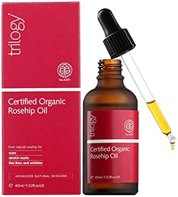 1 PC Organic Rosehip Oil, Removing Scars Stretch Marks And Fine Lines And Wrinkles, 45ml