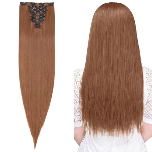 Straight #Medium Brown