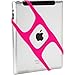 Padlette Tablet Handle, Holder, Grip for iPad Kindle Fire HD Surface Galaxy Tab and Compatible with Any Tablet with a Display from 8 inches to 11 inches (Mid-Size D3 Pink)
