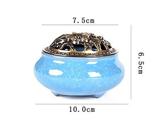 Mini-Ceramic-Incense-Burner-Holder-Incense-Stick-Holderfor-Sticks-Cones-or-Coils-IncenseIdeal-for-Yoga-Relax-Meditation-or-Home-Office-Gift-ConesCoils-IncenseSapphire-Blue