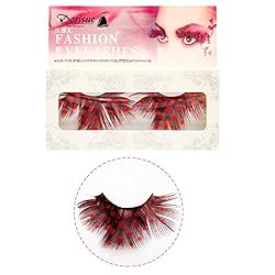 Dorisue feather eyelashes Red lashes Minnie Eyelash