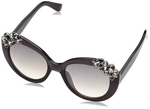 Jimmy Choo Women's Megan Sunglasses, Dark Grey/Grey Silver, One Size