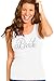 Flirty Bride Women's Rhinestone Script Tank Top By RhinestoneSash.com