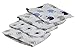 Bacati - 4 Pack Elephant Baby Swaddle Blanket Boys Swaddle Wrap Soft Breathable Cotton Muslin Swaddle Blankets Receiving Blanket for Boys, Large 45 x 45 inches (Elephants Blue/Grey)