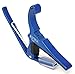 Kyser Quick-Change Guitar Capo for 6-string acoustic guitars, Blue, KG6UA
