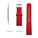 Silicone Bands for Samsung Gear S2 Classic, V-Moro Accessories Replacement Rubber Band for Gear S2 Classic (SM-R732/R735) Red