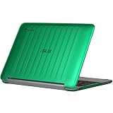 iPearl mCover Hard Shell Case for 10.1-inch ASUS Chromebook Flip C100PA Series Laptop - Green