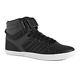 Influence Men's Rick High-Top Fashion Sneakers, Black, Size 10