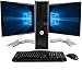Dell, Windows 10, Core 2 Duo 2.9GHz, New 8GB Memory, 1TB, DVD-RW, Dual 19in LCD Monitors (Brands may vary) (Renewed)