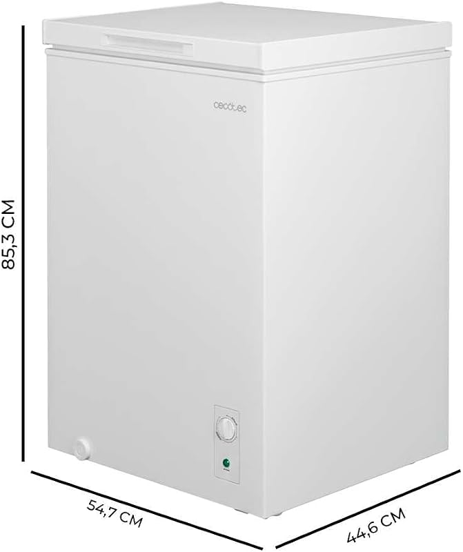 Congelador Horizontal 99L Bolero CoolMarket Chest 99M White D. Cesta con Asas, Control Mecánico LED, UltraContact D-Cool, Dual Function, Puerta ZeroG (80º-30º), Fast Freezing, Compacto