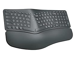 Gimibox Wireless Ergonomic Keyboard,Bluetooth and