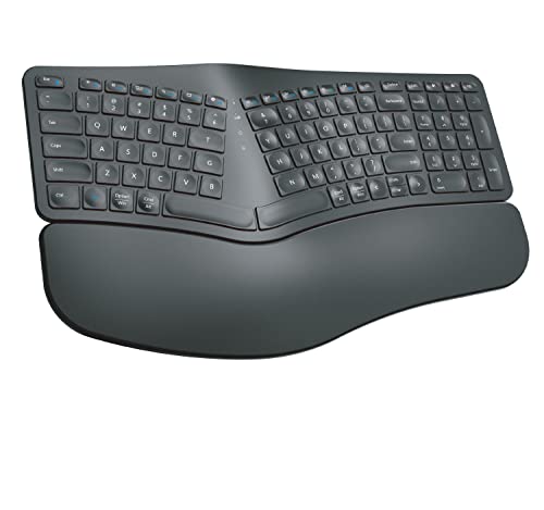 Gimibox Wireless Ergonomic Keyboard,Bluetooth and