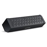 Photive SOUNDSCAPE 8 Portable Wireless Bluetooth Speaker with 10 Hour Battery and Built in Speakerphone- Black. 2014 Big Sound. (Black)