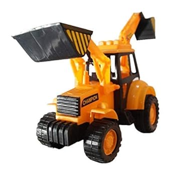 JCB Bulldozer Truck Earth Mover Plastic Toy for Kids