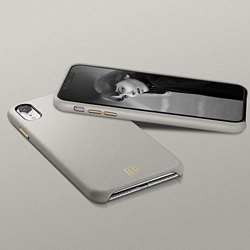 Spigen [LA Manon Câlin Funda iPhone XR 6.1" para iPhone con diseño Minimalista y fácil Agarre - Oatmeal Beige - Imagen 2