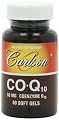 Carlson Labs Co-Q-10, 50mg, 60 Softgels (Pack of 3)