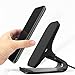 OfficeLead  Cellphone Fast Wireless Charger Stand for Samsung Galaxy Note 8 S8 S8 Plus S7 Edge S7 S6 Edge Plus Note 5, Standard Charge for Apple iPhone X 8 8 Plus (Black)