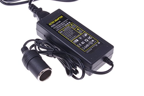 SMAKN Power Supply AC to DC Adapter Car Cigarette Lighter Socket 12V/5A 12V 5A DC Charger Power Cord Vehicle 60W