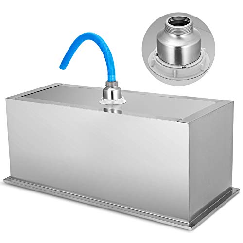 image for VEVOR Drop-in Ice Chest with Cover Stainless Steel Over/Under Height S