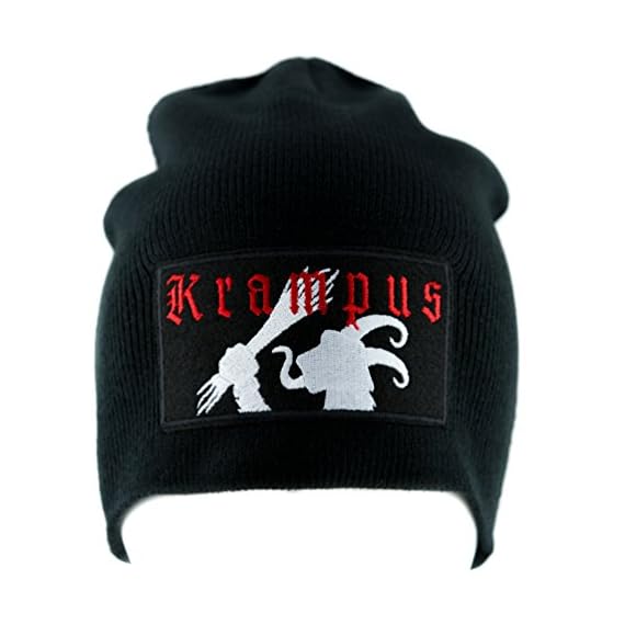 Evil-Christmas-Krampus-Beanie-Knit-Cap-Occult-Clothing-Horror-Movie-Cult-Classic