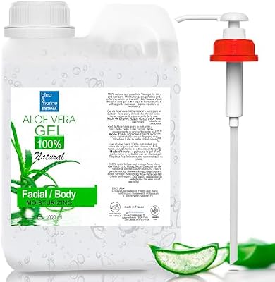 Gel Aloe Vera, Puro, 100% Natural, Cultivo Ecologico, Cosmética Casera, Cuidado Cabello y Piel, Vegano, Cruelty-Free, 1000 ml con dispensador