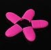 Anboo 10PCS Silica gel Nail Soak Off UV Gel Art Polish Remover Wrap CapGift (one size, Hot Pink)