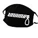 Caszel Mouth Mask Anime,Cute Fashion Mask Emoticon Mouth-Muffle Kao moji Anti-Dust Cute Cool Face Mask(Black)