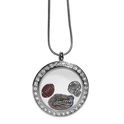 Siskiyou NCAA Florida Gators Charm Locket Necklace, 18", Metal