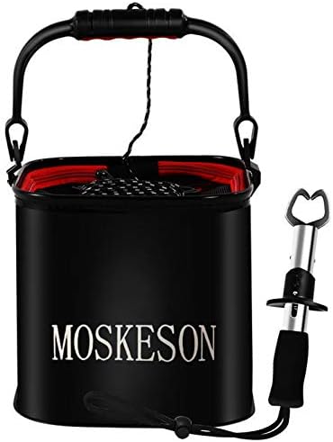 活かし水くみ 水汲みバッカン 折りたたみバケツ 釣り ロープ付き 車載バケツ 持ち運び便利 22cm ソフトバケツ 安心と信頼 フィッシングプライヤー付き