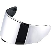 LS2 Helmets Stream II Pinlock Ready Outer Shield (Silver Iridium)